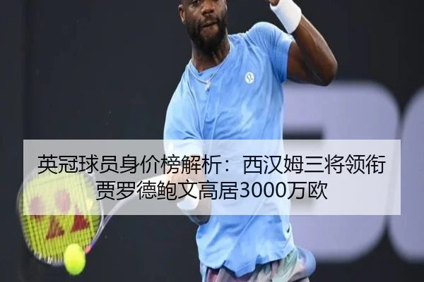 英冠球员身价榜解析：西汉姆三将领衔 贾罗德鲍文高居3000万欧